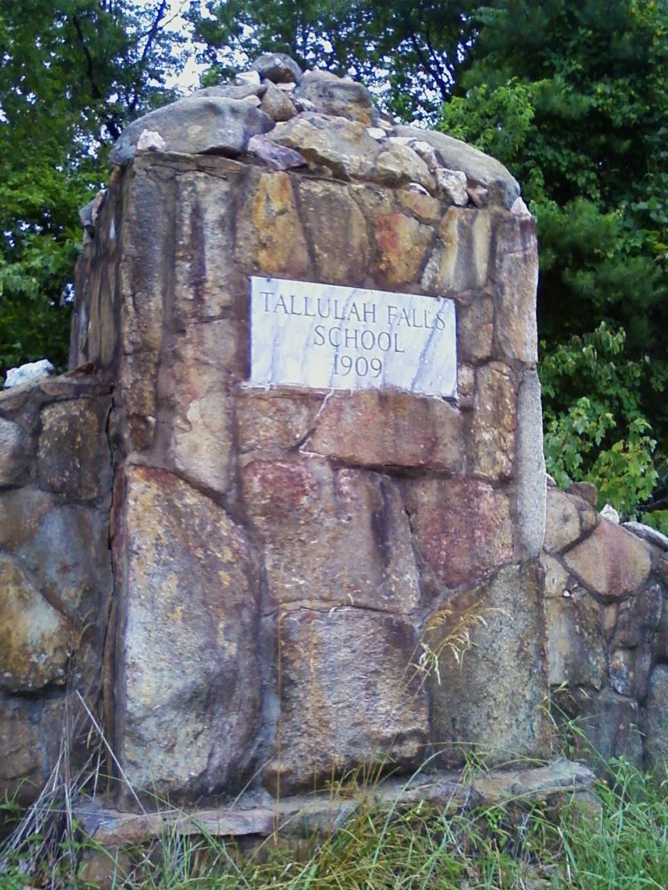 Tallulah Falls School historical marker